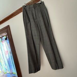 Maison Margiela Plaid Wool Trousers